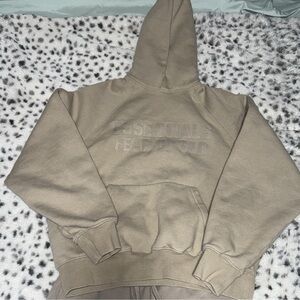 Fear of God Essentials Tan Hoodie